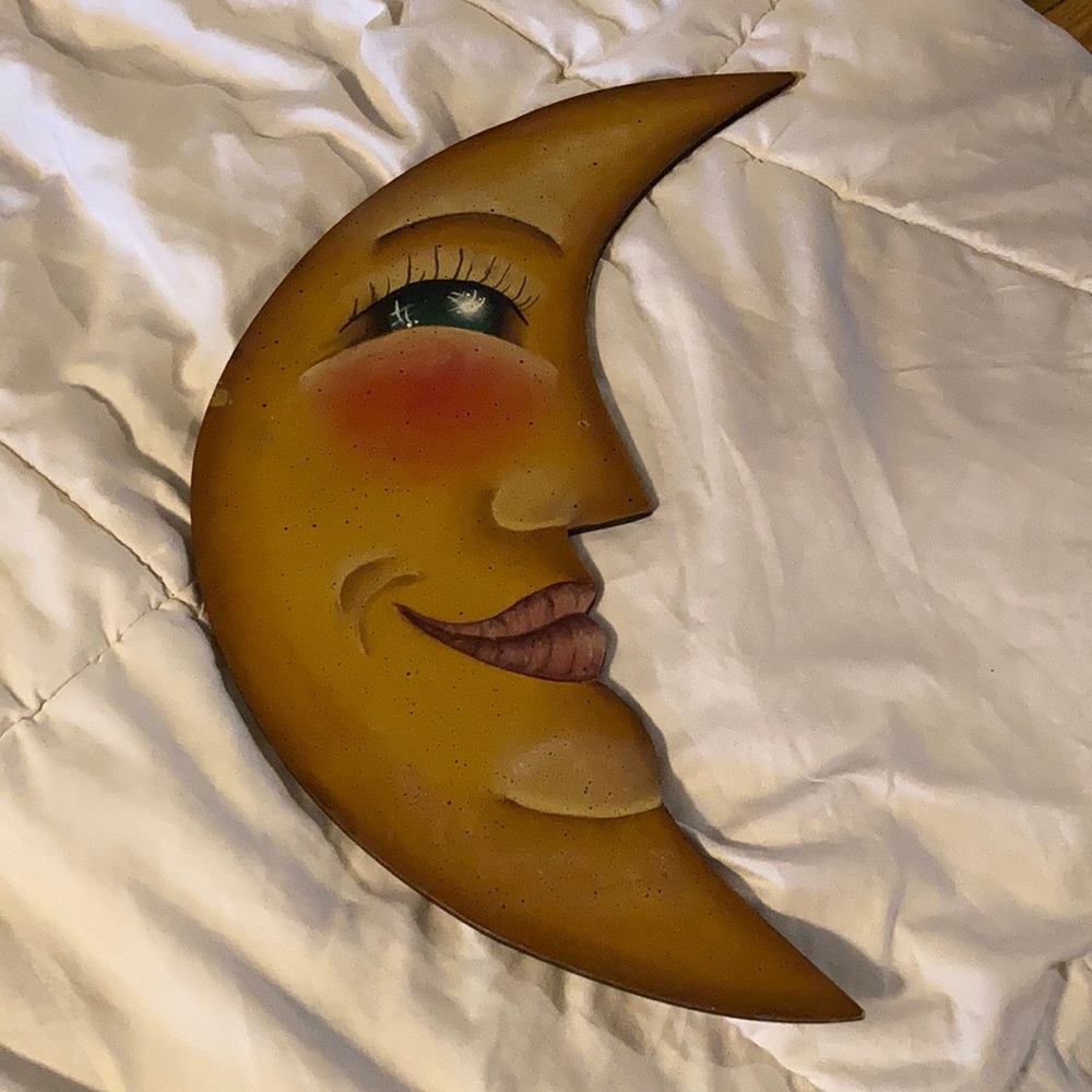 Moon hanging